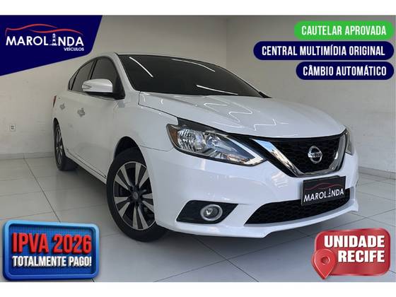 NISSAN SENTRA 2.0 SV 16V FLEX 4P AUTOMÁTICO NISSAN SENTRA 2.0 SV 16V FLEX 4P AUTOMÁTICO